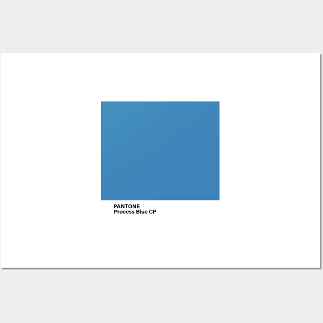 PANTONE Process Blue CP Wall Art by princessmi-com